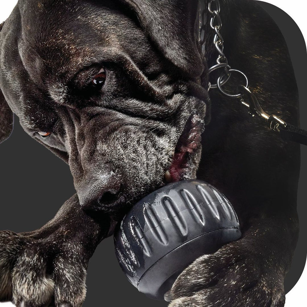 Durable Woof Pupsicle dog treat toy made from non-toxic, BPA-free natural rubber. Perfect for frozen and soft treats like peanut butter, yogurt, and bone broth. Mess-free, dishwasher-safe, and designed for long-lasting enrichment. Ideal slow feeder and interactive toy for dogs.