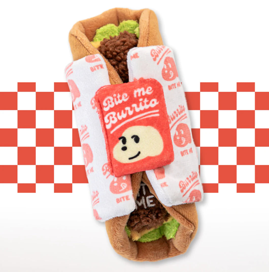 Bite Me Puppy In A Burrito Toy Thin Burrito Sniff Dog Training