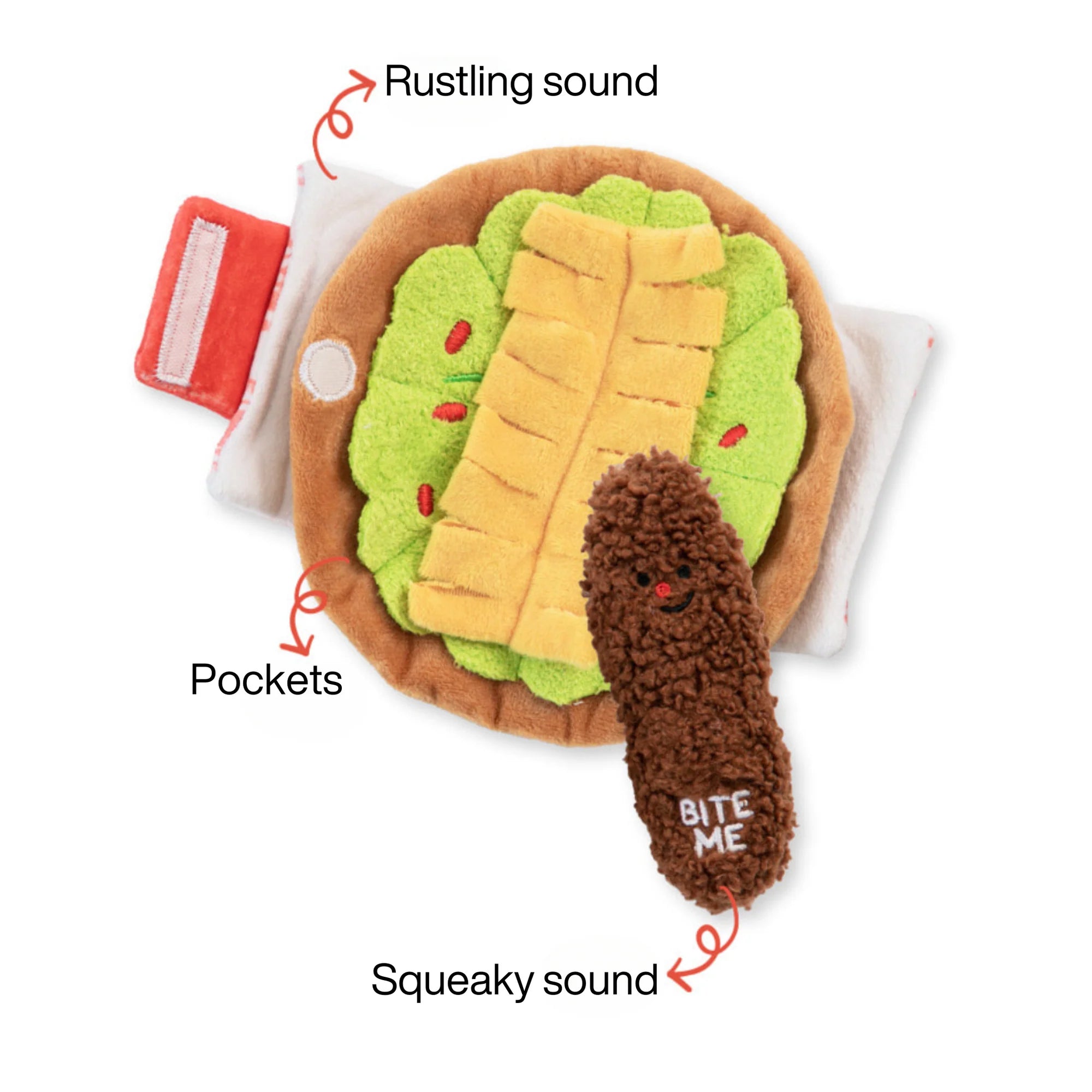 Burritto Nosework Dog Toy – Baobao PetShop - Main Image